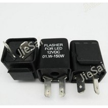 부저 표시기가있는 점멸 릴레이 오토바이 내장 비퍼 방향 지시등 LED 깜박이, 01 12V with Buzzer