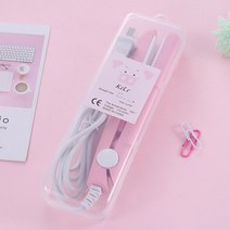 고데기 판고데기 미니고데기 휴대용고데기 볼륨고데기 봉고데기 매직기 미니 헤어 스트레이트너 아이언 스트레이트닝 컬러 휴대용 플랫 여성용 웨이브 스타일 도구, [02] EU, [05] 분홍색
