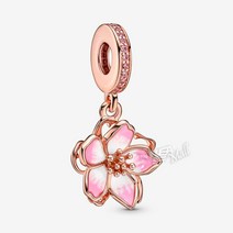 판도라 참 780667C01 파우치 포함 PANDORA CHERRY BLOSSOM DANGLE CHARM