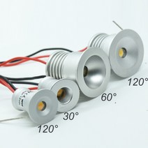 스포트라이트 RGB 12V 1W IP65 미니 LED 전구 스포트 라이트 15mm 자리 조명 키트 야외 정원 천장 램프 계, 02 24V_02 15mm 30 Degree, 03 웜 화이트