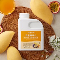 흥국 리얼베이스 자스민망고패션후르츠 1kg (냉장), 선택안함