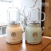 미마전자 MSB-S1708 6중칼날 레트로 미니믹서기, MSB-S1708I