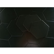 이레타일 육각타일 헥사곤타일 바닥 현관 심플타일 헥사곤 GREY, 1개, 블랙
