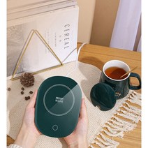 머그워머 usb보온 컵받침대, 워머 화이트, 1개