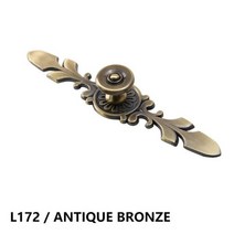 철제 슬림 엔틱서랍장 5단 라탄 주방 캐비닛 문 손잡이 세트 가구 서랍 뒷판 포함 금 골동품 청동 구리, 앤티크 브론즈 L172