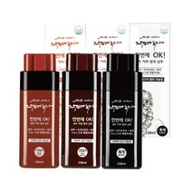 멜츠네이처 고삼추출물 5분 새치 염색 샴푸 250ml, 자연갈색