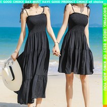 y굿템Pp ed-x7932r여자 여름여행 비치웨어 어깨끈 원피스 2종 중 택1_p7877mU