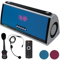 DY-1004 휴대형 블루투스 앰프 스피커 강의 행사 무선마이크 (타입/칼라선택)- STM, RED, 기본A타입+헤드마이크