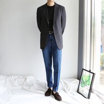 봄코디 잔체크 블레이저 자켓