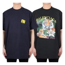 [발렌시아가] FBI 타이거 양면 반팔티 (681467 TLVM5 4084)