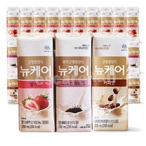 뉴케어 검은깨 딸기맛 커피맛 3가지맛 10팩씩 30팩 일반 환자 균형 영양식, 200mlx30팩