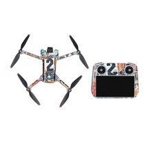 DJI 호환 미니 3 프로 방수 스티커 드론 보호 필름 원격 데칼 풀 커버 스킨 액세서리, 02 06 for DJI RC