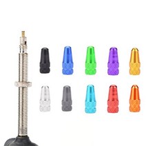 프레스타 알루미늄 밸브캡 OC1067 자전거 튜브캡 마개, 레드(1067-9)