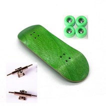 핑거보드 핑거보드우드덱 핑거보드연습장 지판 데크 5 겹 염색 컬러 메이플 우드 보드 34mm 나무 손가락 스, 01 Green set 1