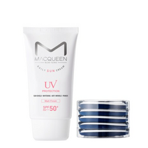 맥퀸뉴욕 UV 데일리 매트선크림 50g SPF 50+ PA+++ +루비셀 퍼프 5p SET, 2세트