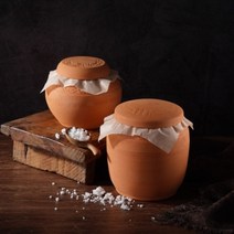 후레쉬빌 명인이 만든 황토용기에 넣어 구운소금 350g 2개 (황토용기)