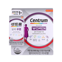 센트룸 멀티비타민 종합비타민 112정 실버 우먼 여성용, 1, 본상품선택