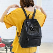 직장인 마실 카페모임 소프트 소가죽 백팩 대학생 여행용 주말나들이 여자 추천