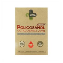 SPH 백프로 폴리코사노 (옥타코사놀 20ml) 60정 100% Pure Policosanol (Octacosanol 20ml) 60 Tablets