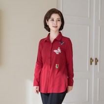 엄마옷 마담4060 나비셔츠블라우스-RBL302001-