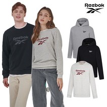 *[이월] [REEBOK] 리복 남여 로고프린트 후드티 맨투맨 4종 택1