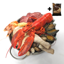 전복 삼계탕 해신탕 밀키트 복날 초복 중복 말복 몸보신 캠핑 음식 재료 세트 간편조리, 선택4.랍스타궁중해신탕, 1개, 2kg