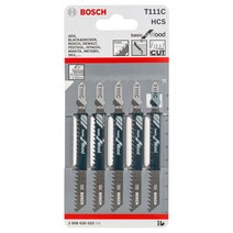 보쉬/직쇼날(5pcs) T111C 톱날 컷쇼날 목재용, 5개