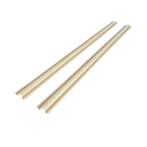 아이손 문틈 손끼임방지 비주름형 후면보호대 1100mm, 베이지 색상, 2개