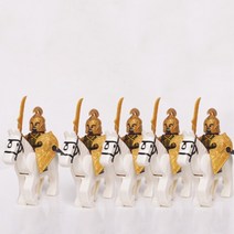 레고호환 중세 기사단 시리즈 기사단레고 레고장식 레고수집, 제품55)엘드론5 창병5종세트 말포함