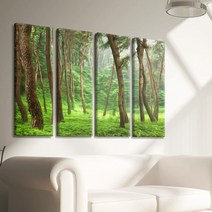 꾸밈 ix418-소나무숲대형노프레임 액자