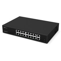 아이피타임 ipTIME POE1600plus 스위칭허브 16포트 100Mbps 1G 2포트 2SFP PoE+ 랙마운트 스위칭허브/서버-스위칭허브