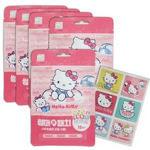 건강두배로 [2023년형] 헬로키티 썸머향패치 18매입 (3세이상~13세이하) 시트로넬라오일함유, 5개