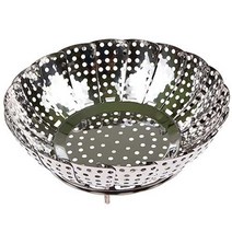 다인네 국내산 스텐 찜기 고구마찜기 꽃모양 삼발이찜기 소 중 대 특대, 소(약22cm), 1개