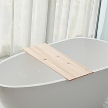 [우드플러스] 편백나무 욕조트레이 (폭70cmX길이30cm), 일반형, 1개