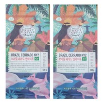 피코크 BRAZIL CERRADO NY2 브라질 세라도 엔와이투 500g (분쇄원두) x 2개