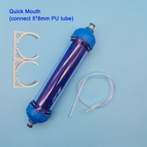 오존발생기 450ml 실리카겔 에어 필터 및 건조기 1 개 시작 30g/h 이하의 튜브 오존 발생기에 간단한 설치, 01 PU 5by8mm mouth