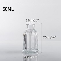 꽃병 화병 세라믹 오브제 도자기 모던 북유럽 동그란 유리 투명 수경 유리 병 꽃 장식, s5 유리 꽃병