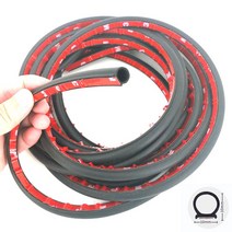 풍절음고무몰딩 자동차 도어 웨더스트립 소형 D 웨더스트립 자동차 고무 스트립 씰 Epdm 씰 자동차 고무 자, 01 2 Meters