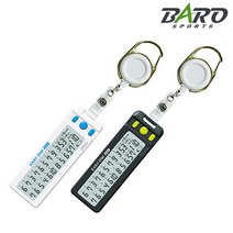 바로스포츠 [TABATA GOLF] 일본정품타바타 골프 타수계산기 GV-0906 스코어카운터, gv0906_블랙