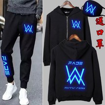 알렌 워커 남성 긴팔 후드자켓 상하복