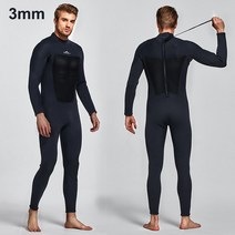 프리다이빙슈트 서핑슈트 드라이슈트 여성용 전신 잠수복 3mm 2mm 쇼티 남성용 후면 지퍼 스노클링 서핑 수영, [06] 3XL, [07] 1501A