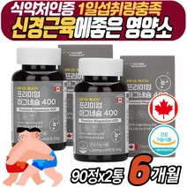 캐나다산 프리미엄 마그네슘 영양보충제 오른쪽팔당김 식약처 안전성 인증 건강기능식품 일일권장량 100% 충족 미네랄 전해질 무기질 영양소 고등학생 수험생 종아리저림