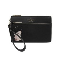 케이트 스페이드 파우치 멀티 케이스 분분 버니 스트랩 첨부 미디엄 리스트렛트 KA611 001 블랙x멀티 컬러 아울렛 레이디스 품