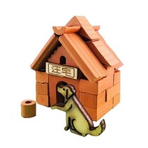 일음쇼핑^*^m티처스 DIY 벽돌집짓기 미니 - 강아지 x2 공예재료 만들기 공작 만들기키트 만들기세트 놀이 만들기놀이일medi^^