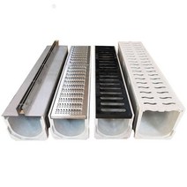 스텐 배수로덮개 배수관 수로관 하수구 트랜치 U자 1m, (20X25X100)+수지 커버