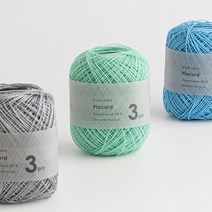 [울클럽]다루마 플라코드 3ply 40g 봄여름실 네트백 바스켓 가방 소품 방수실 코드사 코바늘 뜨개실, 12 루비