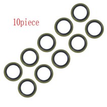 M10 밴조 볼트 오일 드레인 나사 씰링 와셔 가스켓 1set 40 pcs 오토바이 유압 클러치 브레이크 펌프 호스 캘리퍼스