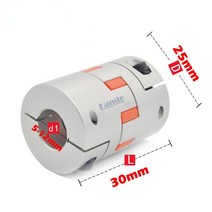 모터 커플링 Bw 세 개의 d25l30 러 알루미늄 플럼 플렉시블 샤프트 커넥터 플렉시블 566.3581012mm, 5×12