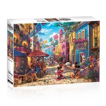 DIY 직소퍼즐 킨케이드 미키와 미니 멕시코 1000피스, 단품, 1000PCS