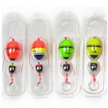 찌낚시 원터치 구멍찌 수중찌 채비 세트, 1.5, 삼색